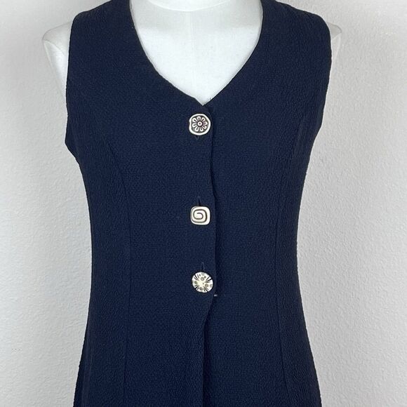 Vintage Sheri Martin Dress Womens Six Midi 90s Y2K Boho Quirky Phoebe Buffet USA - Picture 3 of 13